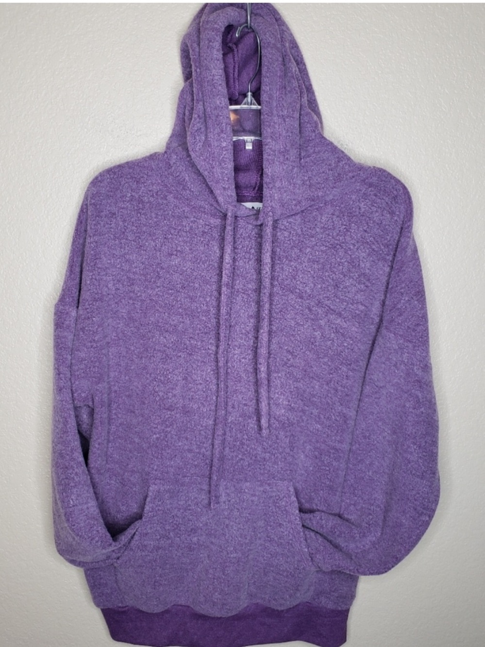 💜HP💜 Soft Serve Clothing Purple Plush Hoodie Sweatshirt
